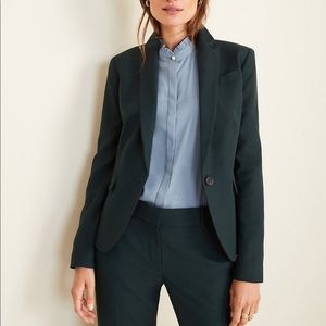 Ann Taylor one-button blazer suit jacket
